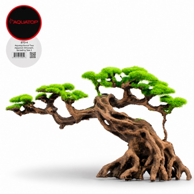 Aquatop Bonsai Tree Aquarium Decor – Spreading Tree